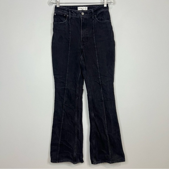 Abercrombie & fitch curve love high rise flare jean size 26/2 - Picture 2 of 7